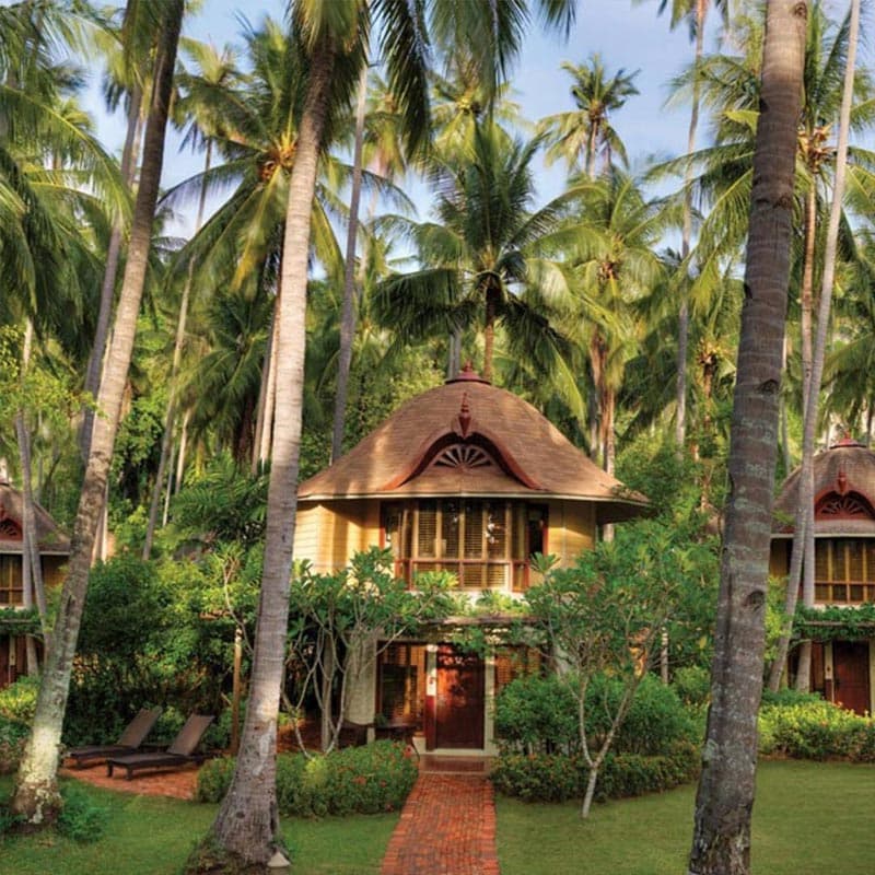 Accommodation setting at Rayavadee