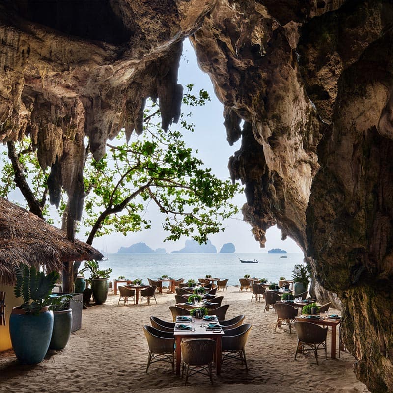 Resort facilities at Rayavadee