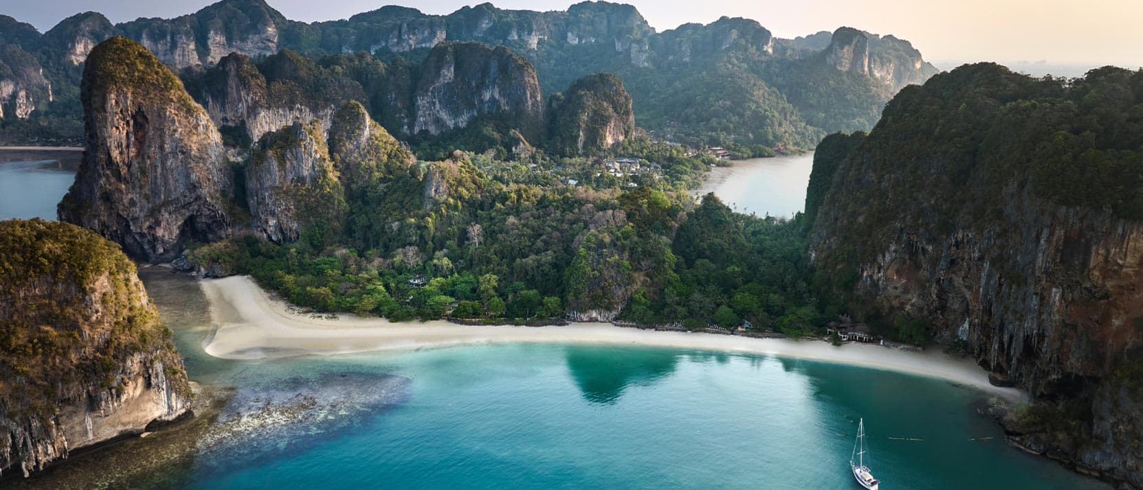 Rayavadee resort setting on the Krabi peninsula