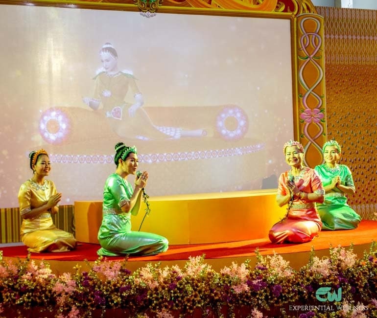 Thai cultural exhibit display