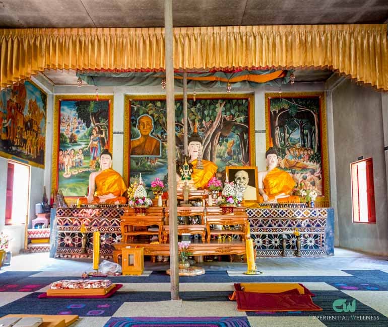 Ornate temple details in Bangkok