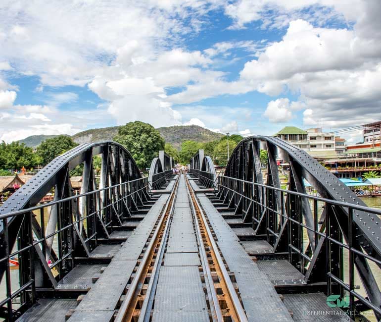 Brücke am River Kwai in Kanchanaburi