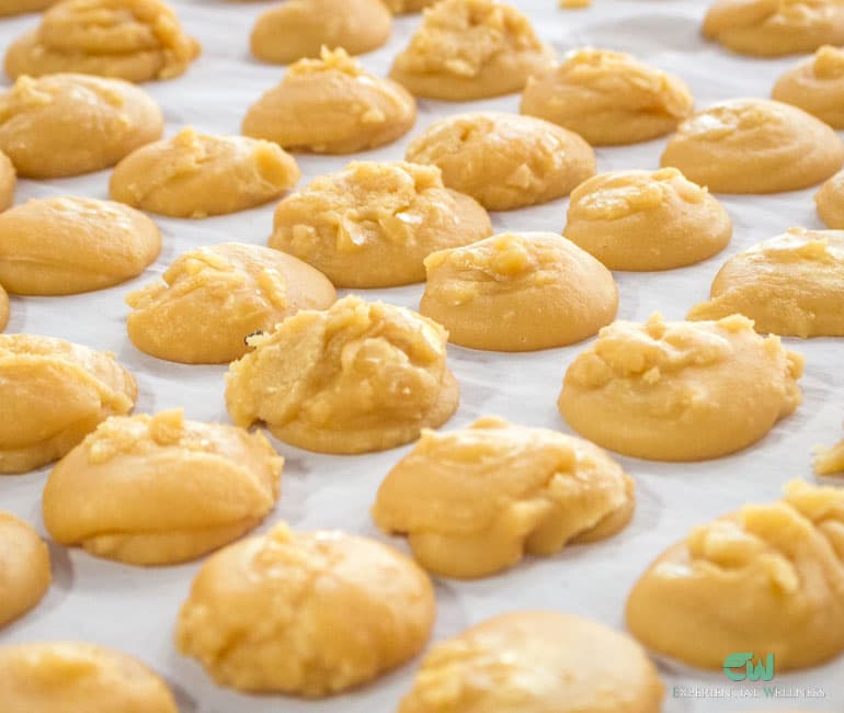 Thailändische Snacks aus Kokoszucker