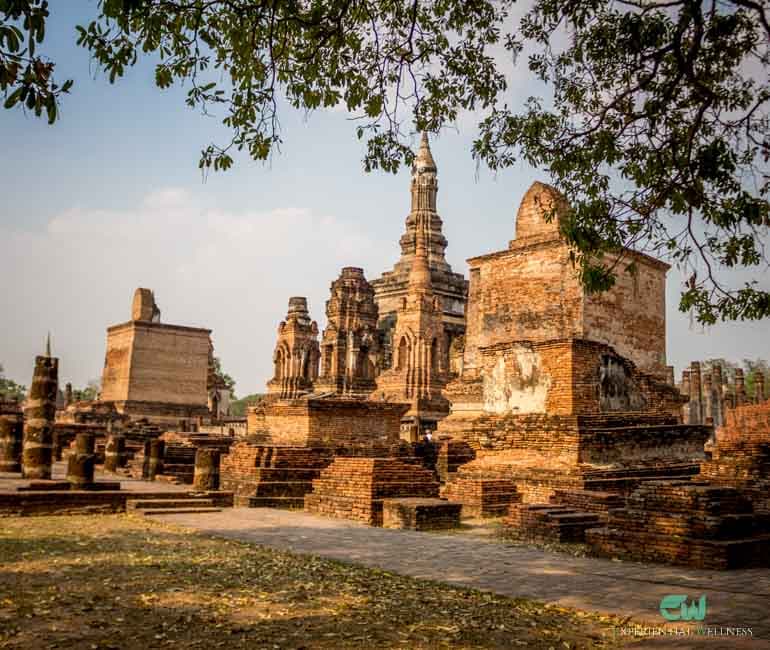 Zentrum des Königreichs während einer Tour durch den Historischen Park Sukhothai