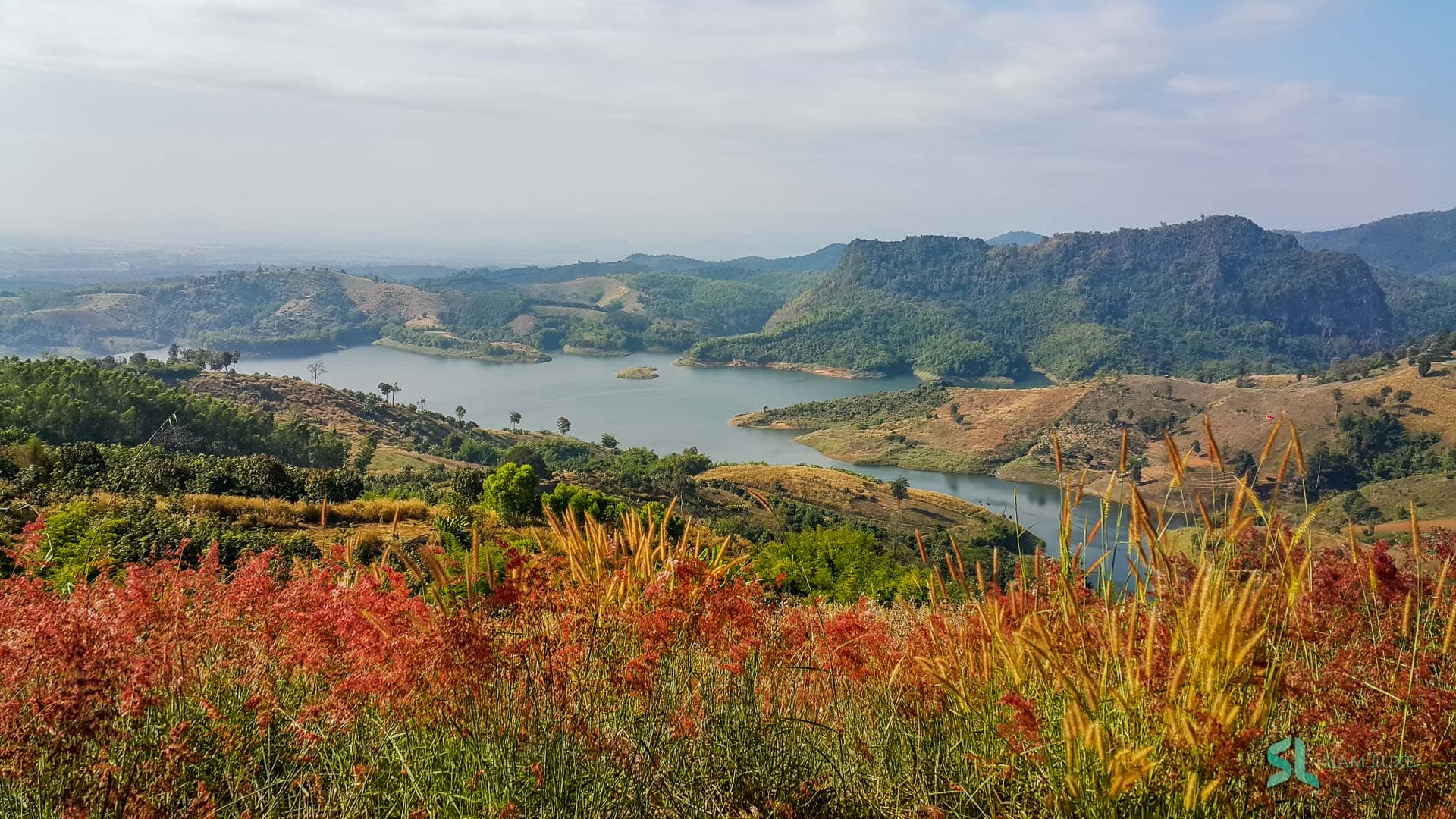 Großer Aussichtspunkt in der Provinz Chiang Rai, Thailand